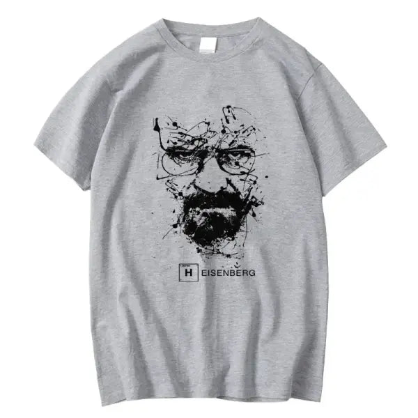 Men Fashion Casual Top Quality 100% Cotton Breaking Bad T Shirts Men Heisenberg Camisetas Hombre Men Cool Tee Shirt