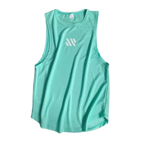 Men Mesh Fitness Tops Breathable Gym Running Vest