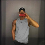 Men Mesh Fitness Tops Breathable Gym Running Vest