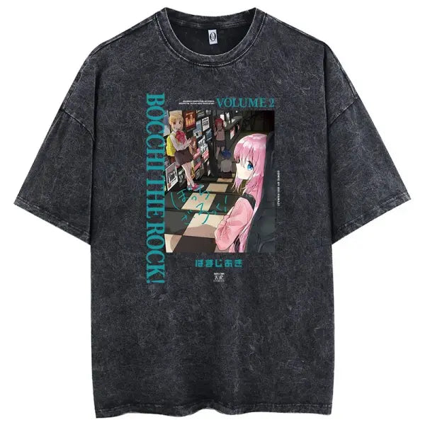 Men Oversized Printed Knit Cotton Summer Top - AF506C Black / XXXL