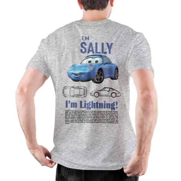 I Am Speed Lightning McQueen Graphic T-Shirt - Retro 90s Style Cars Movie Tee - 100% Cotton Oversized Streetwear