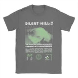 Men Silent Hill 2 T Shirts Cotton Clothing Casual Short Sleeve Round Neck Tee Shirt Adult T-Shirts 72473 - Dark Grey / S
