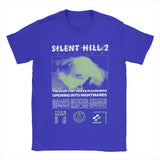 Men Silent Hill 2 T Shirts Cotton Clothing Casual Short Sleeve Round Neck Tee Shirt Adult T-Shirts 72473 - Blue / M
