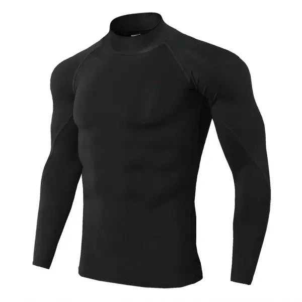 Men Sport T-shirt Quick Dry Bodybuilding Running Shirt Long Sleeve Compression Top Gym T Shirt Men Fitness Tight