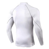Men Sport T-shirt Quick Dry Bodybuilding Running Shirt Long Sleeve Compression Top Gym T Shirt Men Fitness Tight