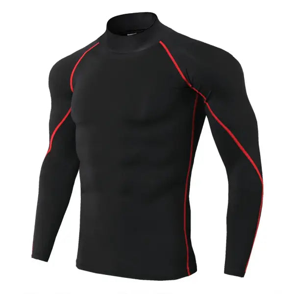 Men Sport T-shirt Quick Dry Bodybuilding Running Shirt Long Sleeve Compression Top Gym T Shirt Men Fitness Tight