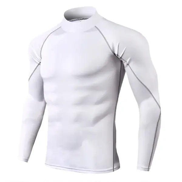 Men Sport T-shirt Quick Dry Bodybuilding Running Shirt Long Sleeve Compression Top Gym T Shirt Men Fitness Tight