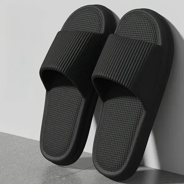 Men Summer Silent Slippers Indoor Home Bathroom Anti-Slip Soft EVA Sole Odor-Proof Sandals for Women Comfort Lightweight
