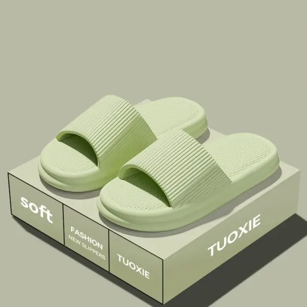 Men Summer Silent Slippers Indoor Home Bathroom Anti-Slip Soft EVA Sole Odor-Proof Sandals for Women Comfort