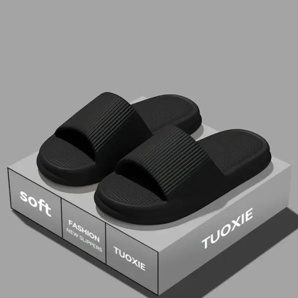 Men Summer Silent Slippers Indoor Home Bathroom Anti-Slip Soft EVA Sole Odor-Proof Sandals for Women Comfort