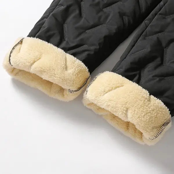 Men Thermal Fleece Sweatpants Lambswool Style Casual Warm Winter Pants