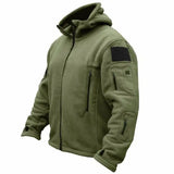 Men’s US Military Style Winter Fleece Tactical Jacket – Hooded Outdoor Softshell Coat