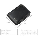 Men Wallets PU Leather Short Design Vintage Card Holder Purse
