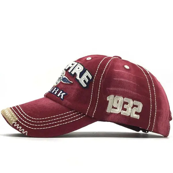 Cotton Embroidered Baseball Caps for Sun Protection