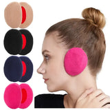 Winter Fleece Ear Warmers – Bandless Earmuffs for Men Women & Kids