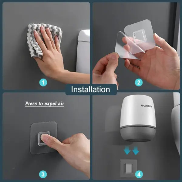 Silicone Toilet Brush & Holder: Wall-Mounted Scratch-Free Cleaner for Bathrooms