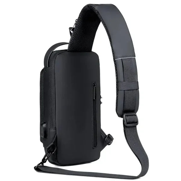Men's Anti-Theft USB Shoulder Bag – Multifunctional Crossbody Pack - Himpall