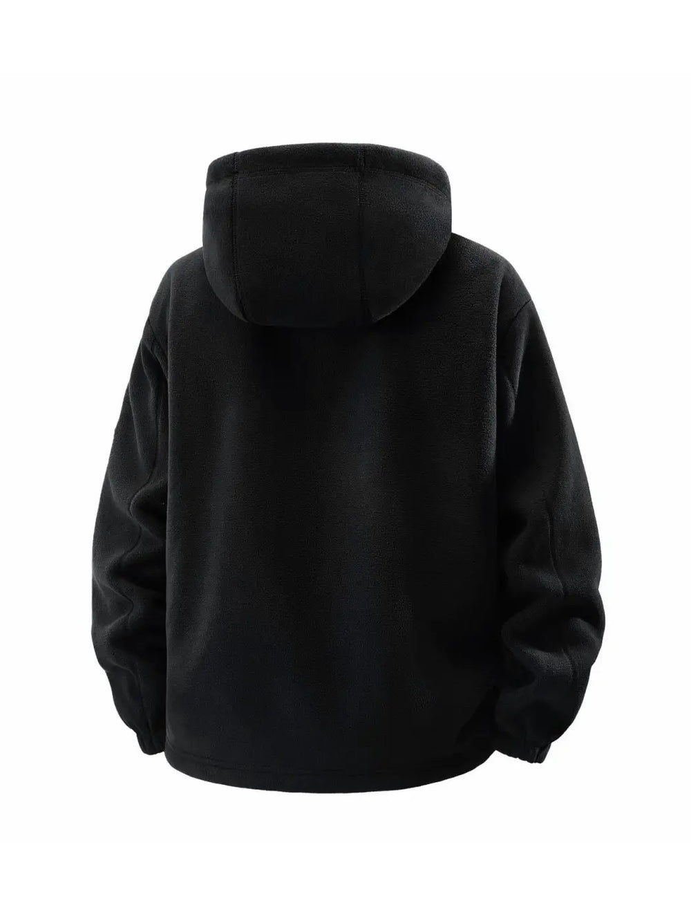 Mens Hooded Jacket Polyester Insulated Winter Warmth Outdoor Commuting