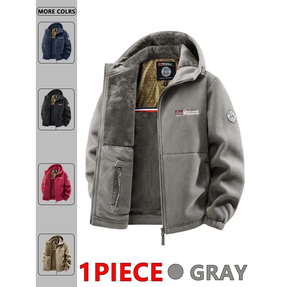 Men’s Autumn and Winter Outdoor Hooded Jacket Suitable for Daily Wear at Home for Travel Parties Commuting Outdoor