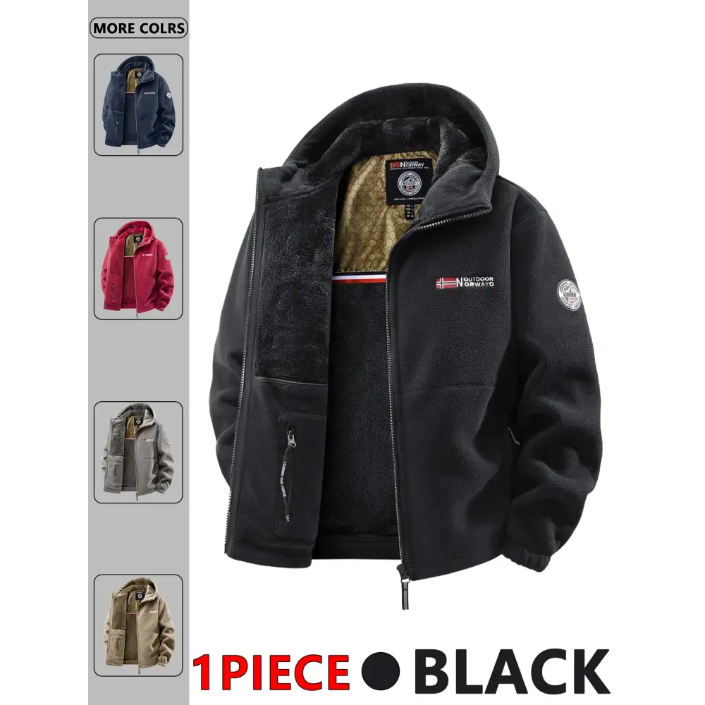 Men’s Autumn and Winter Outdoor Hooded Jacket Suitable for Daily Wear at Home for Travel Parties Commuting Outdoor