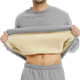 Autumn Winter Fleece Long Undershirt Cotton Casual Warm Style