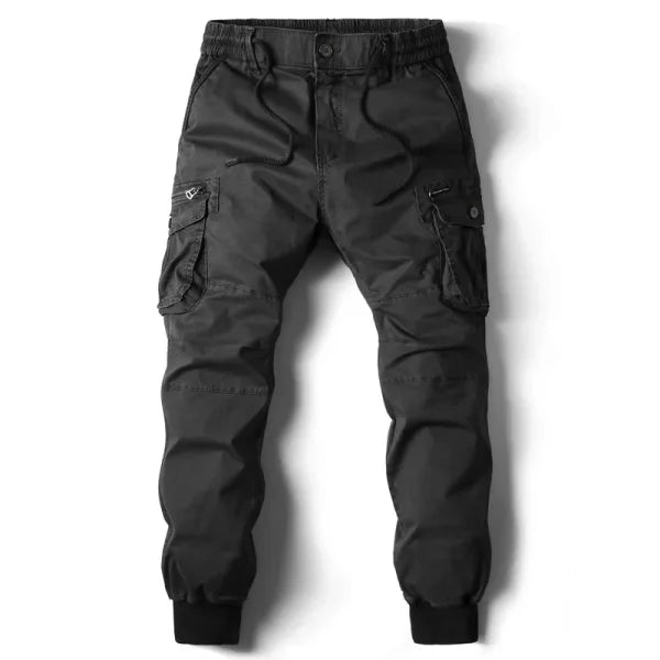 Men's Cargo Pants – Casual Jogging Military Style Cotton Trousers (Plus Size) - Himpall