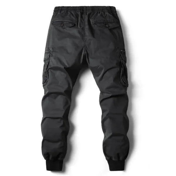 Men's Cargo Pants – Casual Jogging Military Style Cotton Trousers (Plus Size) - Himpall