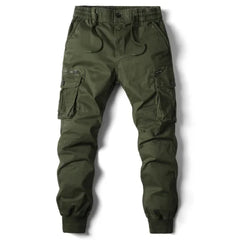 Men's Cargo Pants – Casual Jogging Military Style Cotton Trousers (Plus Size) - Himpall