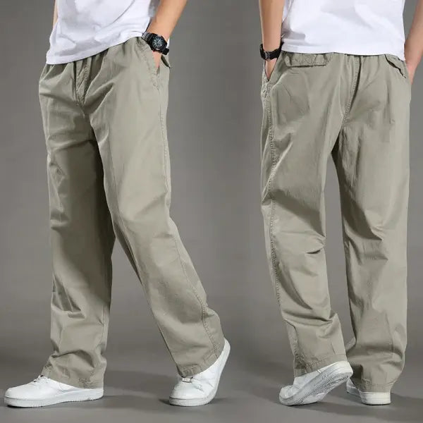 Men’s Cargo Pants Summer Spring Cotton Work Wear New In Large Size 6XL Casual Climbing Joggers Sweatpants Hombre Autumn