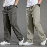 Men’s Cargo Pants Summer Spring Cotton Work Wear New In Large Size 6XL Casual Climbing Joggers Sweatpants Hombre Autumn