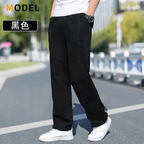 Men’s Cargo Pants Summer Spring Cotton Work Wear New In Large Size 6XL Casual Climbing Joggers Sweatpants Hombre Autumn