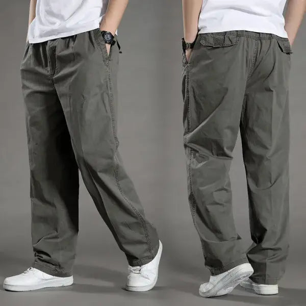 Men’s Cargo Pants Summer Spring Cotton Work Wear New In Large Size 6XL Casual Climbing Joggers Sweatpants Hombre Autumn