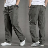 Men’s Cargo Pants Summer Spring Cotton Work Wear New In Large Size 6XL Casual Climbing Joggers Sweatpants Hombre Autumn