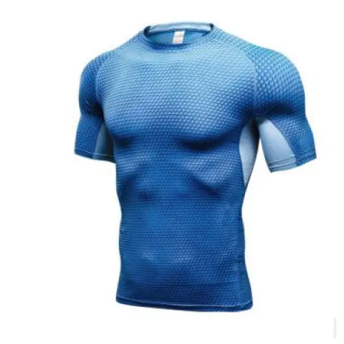 Men’s Casual And Comfortable Compression Muscle Gym Shorts - Blue / L / Clothes