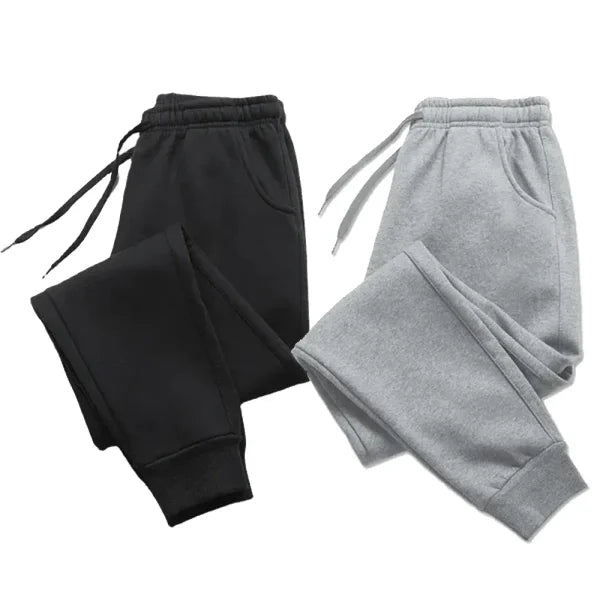 Men's Casual Fleece Sweatpants for Autumn Winter Jogging and Workouts - Himpall