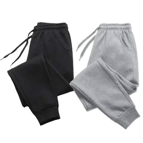 Men's Casual Fleece Sweatpants for Autumn Winter Jogging and Workouts - Himpall