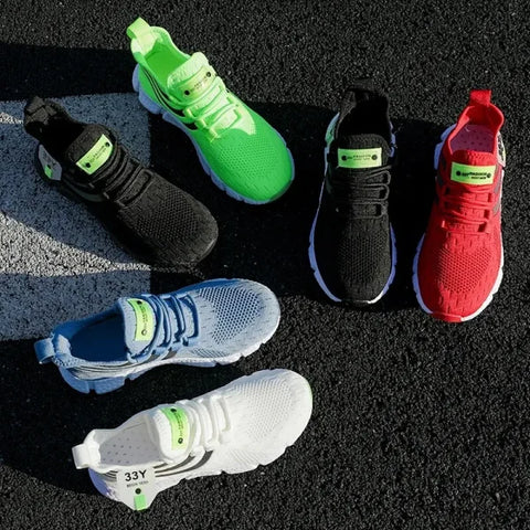 Men's Casual Sports Sneakers – Breathable Outdoor Running Shoes - Himpall
