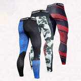 Men’s Athletic Compression Pants - Performance Sport Leggings for Gym Running & Training - Quick-Dry Skinny Gym Tights