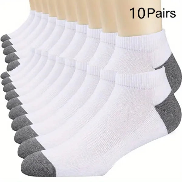 Men's Cotton Ankle Socks – Breathable & Comfortable Summer Wear - Himpall