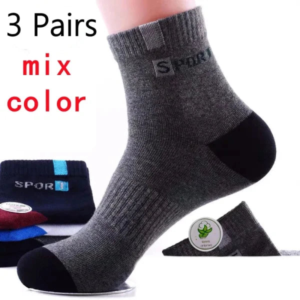 Men's Cotton Ankle Socks – Breathable & Comfortable Summer Wear - Himpall