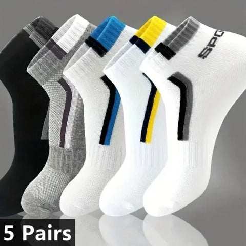 Men's Cotton Ankle Socks – Breathable & Comfortable Summer Wear - Himpall