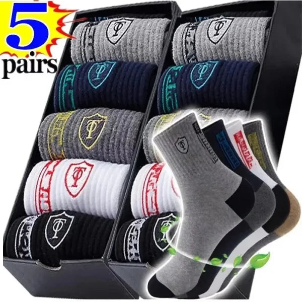 Men's Cotton Ankle Socks – Breathable & Comfortable Summer Wear - Himpall