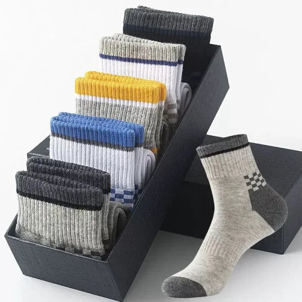 Men's Cotton Ankle Socks – Breathable & Comfortable Summer Wear - Himpall