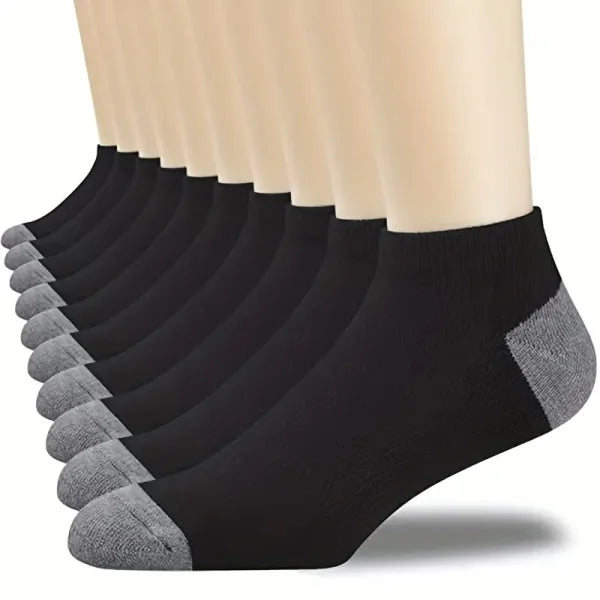 Men's Cotton Ankle Socks – Breathable & Comfortable Summer Wear - Himpall