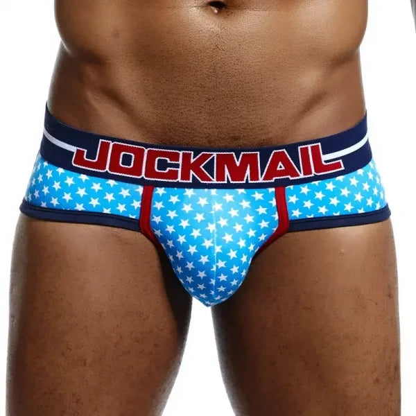 Men’s Cotton Printed Boxer Briefs - Sexy Breathable Underwear Cueca Masculina