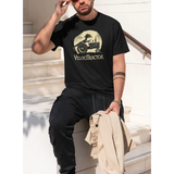 Mens Cotton VelociTractor Graphic T Shirt Street Casual Style Tee for Men and Women