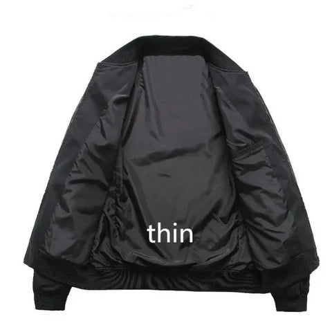 Men's Embroidery Bomber Jacket – Dragon Tiger Autumn Winter Pilot Hip Hop Streetwear - Himpall