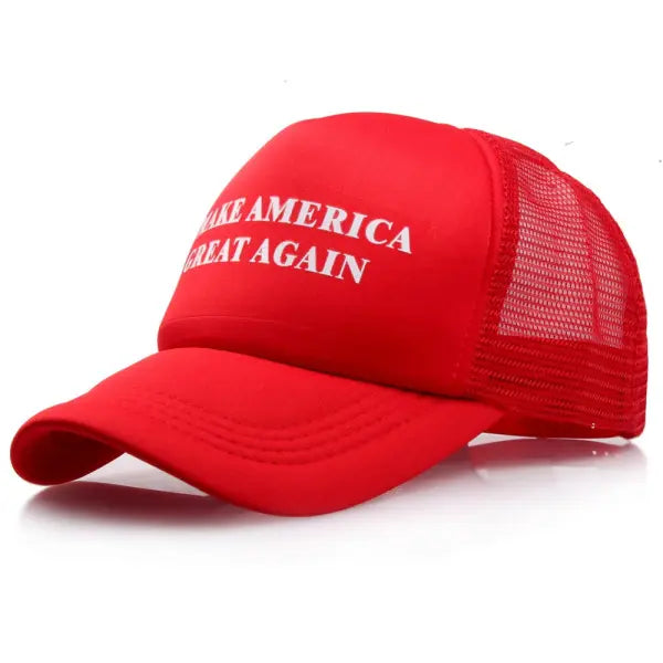 Men’s Fashion And Comfort Hot Hats Baseball Caps - Red Net