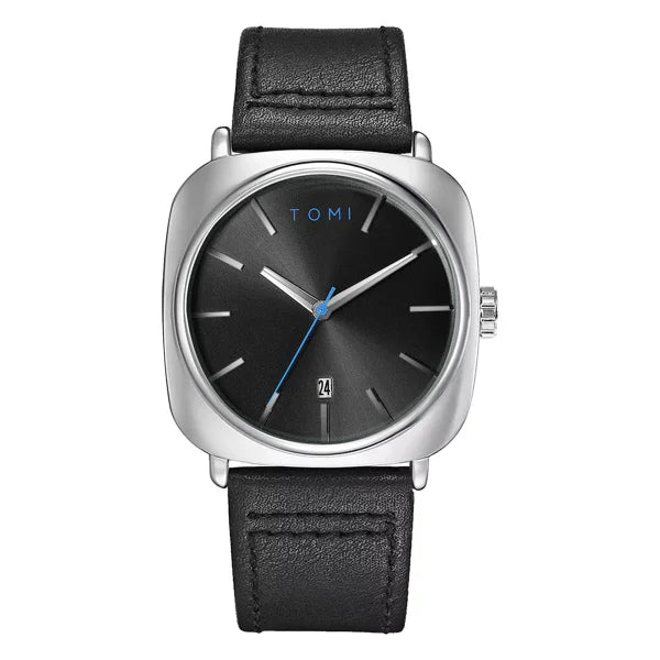 Men's Fashion Square Watch – Minimalist Business Quartz Timepiece with Elegant Design - Himpall