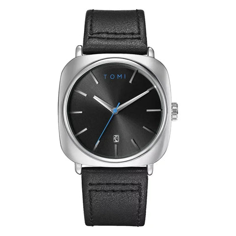 Men's Fashion Square Watch – Minimalist Business Quartz Timepiece with Elegant Design - Himpall
